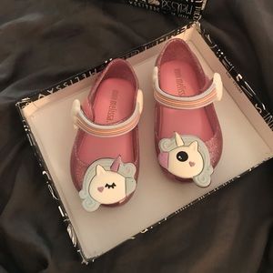 Mini Melissa size 5 toddler shoes